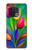 W3926 Colorful Tulip Oil Painting Hülle Schutzhülle Taschen und Leder Flip für OnePlus 10 Pro