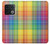 W3942 LGBTQ Rainbow Plaid Tartan Hülle Schutzhülle Taschen und Leder Flip für OnePlus 10 Pro