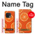 W3946 Seamless Orange Pattern Hülle Schutzhülle Taschen und Leder Flip für OnePlus 10 Pro