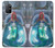 W3912 Cute Little Mermaid Aqua Spa Hülle Schutzhülle Taschen und Leder Flip für OnePlus 8T