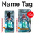 W3911 Cute Little Mermaid Aqua Spa Hülle Schutzhülle Taschen und Leder Flip für OnePlus 8 Pro