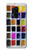 W3956 Watercolor Palette Box Graphic Hülle Schutzhülle Taschen und Leder Flip für OnePlus 8 Pro