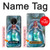 W3911 Cute Little Mermaid Aqua Spa Hülle Schutzhülle Taschen und Leder Flip für OnePlus 7T
