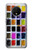 W3956 Watercolor Palette Box Graphic Hülle Schutzhülle Taschen und Leder Flip für OnePlus 7T