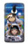 W3915 Raccoon Girl Baby Sloth Astronaut Suit Hülle Schutzhülle Taschen und Leder Flip für OnePlus 6