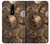 W3927 Compass Clock Gage Steampunk Hülle Schutzhülle Taschen und Leder Flip für OnePlus 6