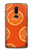 W3946 Seamless Orange Pattern Hülle Schutzhülle Taschen und Leder Flip für OnePlus 6