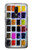 W3956 Watercolor Palette Box Graphic Hülle Schutzhülle Taschen und Leder Flip für OnePlus 6