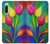 W3926 Colorful Tulip Oil Painting Hülle Schutzhülle Taschen und Leder Flip für Sony Xperia 10 IV