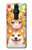 W3918 Baby Corgi Dog Corgi Girl Candy Hülle Schutzhülle Taschen und Leder Flip für Sony Xperia Pro-I