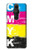 W3930 Cyan Magenta Yellow Key Hülle Schutzhülle Taschen und Leder Flip für Sony Xperia Pro-I