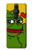 W3945 Pepe Love Middle Finger Hülle Schutzhülle Taschen und Leder Flip für Sony Xperia Pro-I