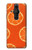 W3946 Seamless Orange Pattern Hülle Schutzhülle Taschen und Leder Flip für Sony Xperia Pro-I