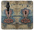 W3955 Vintage Keyhole Weather Door Hülle Schutzhülle Taschen und Leder Flip für Sony Xperia Pro-I