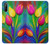 W3926 Colorful Tulip Oil Painting Hülle Schutzhülle Taschen und Leder Flip für Sony Xperia 10 III