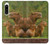 W3917 Capybara Family Giant Guinea Pig Hülle Schutzhülle Taschen und Leder Flip für Sony Xperia 5 IV