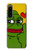 W3945 Pepe Love Middle Finger Hülle Schutzhülle Taschen und Leder Flip für Sony Xperia 5 IV