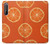W3946 Seamless Orange Pattern Hülle Schutzhülle Taschen und Leder Flip für Sony Xperia 1 II