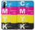 W3930 Cyan Magenta Yellow Key Hülle Schutzhülle Taschen und Leder Flip für Sony Xperia L4