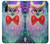 W3934 Fantasy Nerd Owl Hülle Schutzhülle Taschen und Leder Flip für Sony Xperia L4