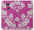 W3924 Cherry Blossom Pink Background Hülle Schutzhülle Taschen und Leder Flip für Sony Xperia XA2