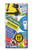 W3960 Safety Signs Sticker Collage Hülle Schutzhülle Taschen und Leder Flip für Sony Xperia XA2