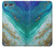 W3920 Abstract Ocean Blue Color Mixed Emerald Hülle Schutzhülle Taschen und Leder Flip für Sony Xperia XZ Premium