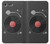 W3952 Turntable Vinyl Record Player Graphic Hülle Schutzhülle Taschen und Leder Flip für Sony Xperia XZ Premium