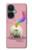W3923 Cat Bottom Rainbow Tail Hülle Schutzhülle Taschen und Leder Flip für OnePlus Nord CE 3 Lite, Nord N30 5G