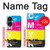 W3930 Cyan Magenta Yellow Key Hülle Schutzhülle Taschen und Leder Flip für OnePlus Nord CE 3 Lite, Nord N30 5G