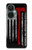 W3958 Firefighter Axe Flag Hülle Schutzhülle Taschen und Leder Flip für OnePlus Nord CE 3 Lite, Nord N30 5G