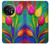 W3926 Colorful Tulip Oil Painting Hülle Schutzhülle Taschen und Leder Flip für OnePlus 11