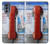 W3925 Collage Vintage Pay Phone Hülle Schutzhülle Taschen und Leder Flip für Motorola Moto G62 5G