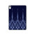 W3950 Textile Thai Blue Pattern Tablet Hülle Schutzhülle Taschen für iPad 10.9 (2022)
