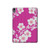 W3924 Cherry Blossom Pink Background Tablet Hülle Schutzhülle Taschen für iPad Air (2022,2020, 4th, 5th), iPad Pro 11 (2022, 6th)