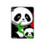 W3929 Cute Panda Eating Bamboo Tablet Hülle Schutzhülle Taschen für iPad Air (2022,2020, 4th, 5th), iPad Pro 11 (2022, 6th)