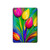 W3926 Colorful Tulip Oil Painting Tablet Hülle Schutzhülle Taschen für iPad Pro 10.5, iPad Air (2019, 3rd)