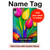 W3926 Colorful Tulip Oil Painting Tablet Hülle Schutzhülle Taschen für iPad mini 6, iPad mini (2021)