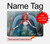 W3911 Cute Little Mermaid Aqua Spa Hülle Schutzhülle Taschen für MacBook 12″ - A1534