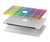 W3942 LGBTQ Rainbow Plaid Tartan Hülle Schutzhülle Taschen für MacBook Pro 13″ - A1706, A1708, A1989, A2159, A2289, A2251, A2338