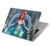 W3911 Cute Little Mermaid Aqua Spa Hülle Schutzhülle Taschen für MacBook Pro 14 M1,M2,M3 (2021,2023) - A2442, A2779, A2992, A2918