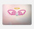 W2514 Cute Angel Wings Hülle Schutzhülle Taschen für MacBook Air 15″ (2023,2024) - A2941, A3114