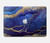 W3906 Navy Blue Purple Marble Hülle Schutzhülle Taschen für MacBook Air 15″ (2023,2024) - A2941, A3114