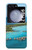 W0844 Bora Bora Island Hülle Schutzhülle Taschen Flip für Samsung Galaxy Z Flip 5