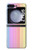 W3849 Colorful Vertical Colors Hülle Schutzhülle Taschen Flip für Samsung Galaxy Z Flip 5