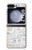 W3903 Travel Stamps Hülle Schutzhülle Taschen Flip für Samsung Galaxy Z Flip 5