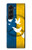 W3857 Peace Dove Ukraine Flag Hülle Schutzhülle Taschen Flip für Samsung Galaxy Z Fold 5