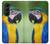 W3888 Macaw Face Bird Hülle Schutzhülle Taschen Flip für Samsung Galaxy Z Fold 5