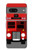 W2058 England British Double Decker Bus Hülle Schutzhülle Taschen und Leder Flip für Google Pixel 7a