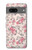 W3095 Vintage Rose Pattern Hülle Schutzhülle Taschen und Leder Flip für Google Pixel 7a